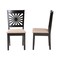 Baxton Studio Olympia Modern Beige Fabric and Espresso Brown Finished Wood 2-Piece Dining Chair Set 231-2PC-13180-ZORO - alternate 6